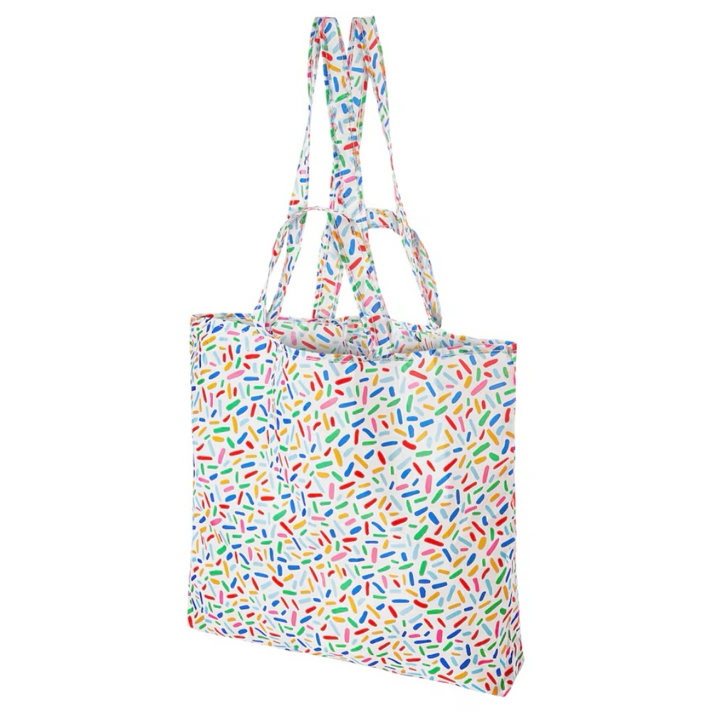 IKEA SKYNKE Shopping Bag,  Multicolor/Patterned, 17¾"×14¼" (805.944.98) NEW